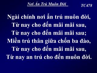 Nơi Ẩn Trú Muôn Ðời  