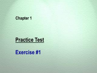 Practice Test