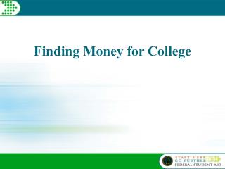 Finding Money for College