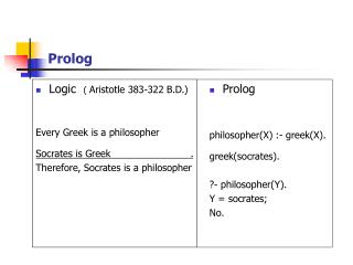 Prolog