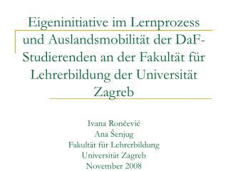 Rahmen der Untersuchung