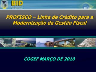 COGEF MARÇO DE 2010