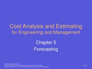 Cost Analysis and Estimating for Engineering and Management