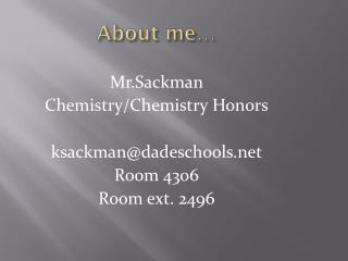 About me…