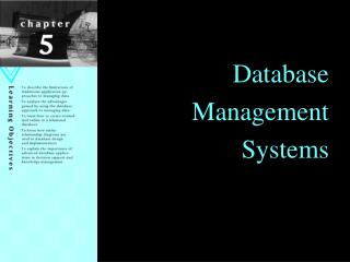 Database Management Systems