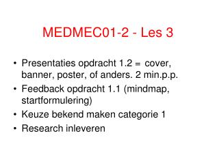 MEDMEC01-2 - Les 3