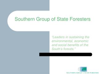 Southern Group of State Foresters