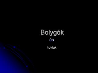 Bolygók