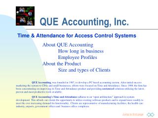 QUE Accounting, Inc.