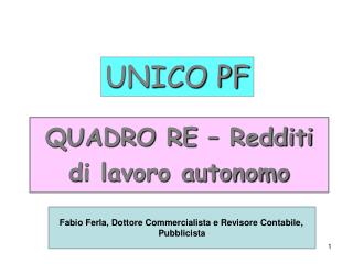 UNICO PF