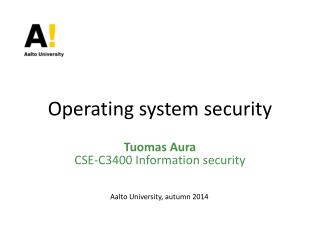 Operating system security