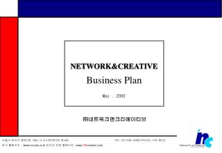 NETWORK&amp;CREATIVE Business Plan