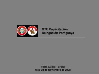 GTE Capacitación Delegación Paraguaya