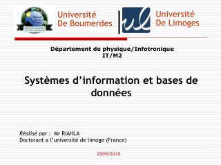 Université De Boumerdes