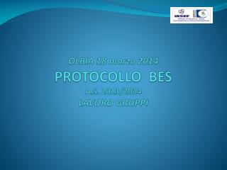 OLBIA 18 marzo 2014 PROTOCOLLO BES A.S. 2013/2014 LAVORO GRUPPI