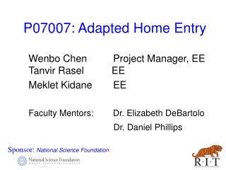 P07007: Adapted Home Entry