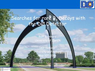 Searches for rare B s Decays with the DØ Detector