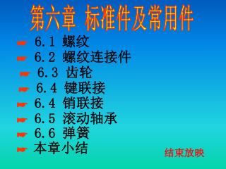 第六章 标准件及常用件