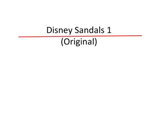 Disney Sandals 1 (Original)