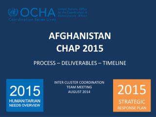 2015 STRATEGIC RESPONSE PLAN