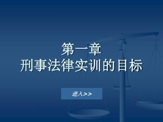 第一章 刑事法律实训的目标