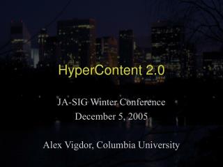 HyperContent 2.0