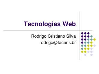 Tecnologias Web