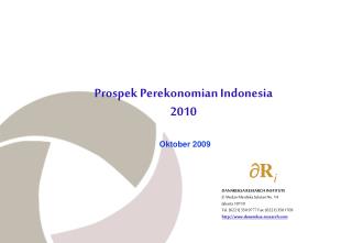 Prospek Perekonomian Indonesia 2010