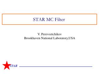 STAR MC Filter