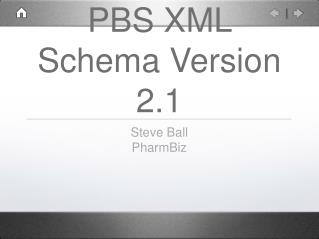 PBS XML Schema Version 2.1