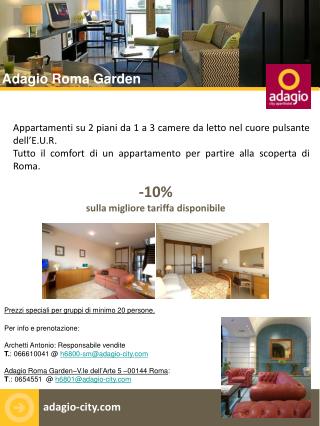 Appartamenti su 2 piani da 1 a 3 camere da letto nel cuore pulsante dell’E.U.R.
