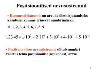 Positsioonilised arvusüsteemid