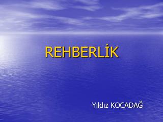 REHBERLİK