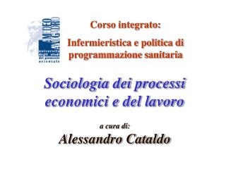 Sociologia dei processi economici e del lavoro