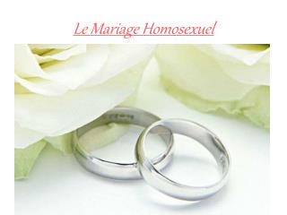 Le Mariage Homosexuel
