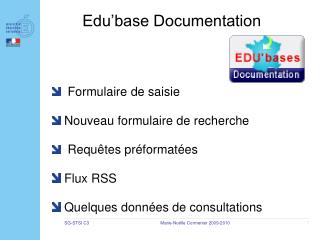 Edu’base Documentation