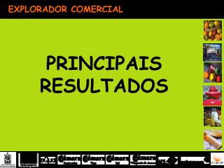 PRINCIPAIS RESULTADOS