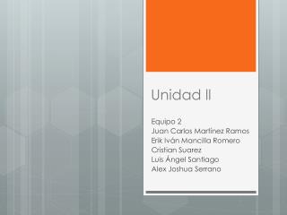 Unidad ll