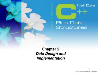 Chapter 2 Data Design and Implementation