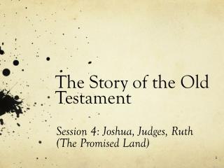 The Story of the Old Testament