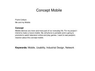 Concept Mobile