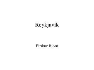 Reykjavík