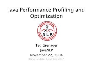 Java Performance Profiling and Optimization
