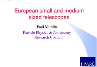 European small and medium sized telescopes