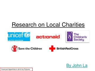 Research on Local Charities
