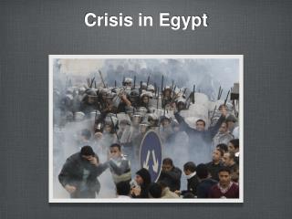Crisis in Egypt