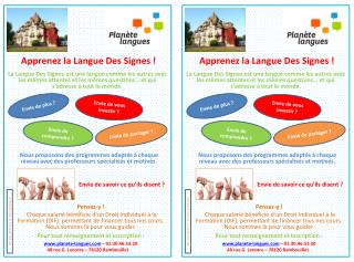 Apprenez la Langue Des Signes !