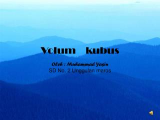 Volum kubus