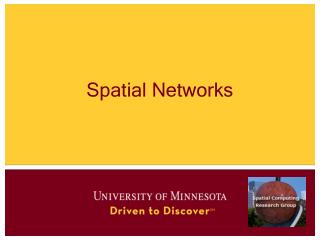 Spatial Networks