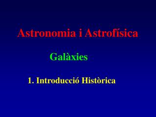 Astronomia i Astrof ísica